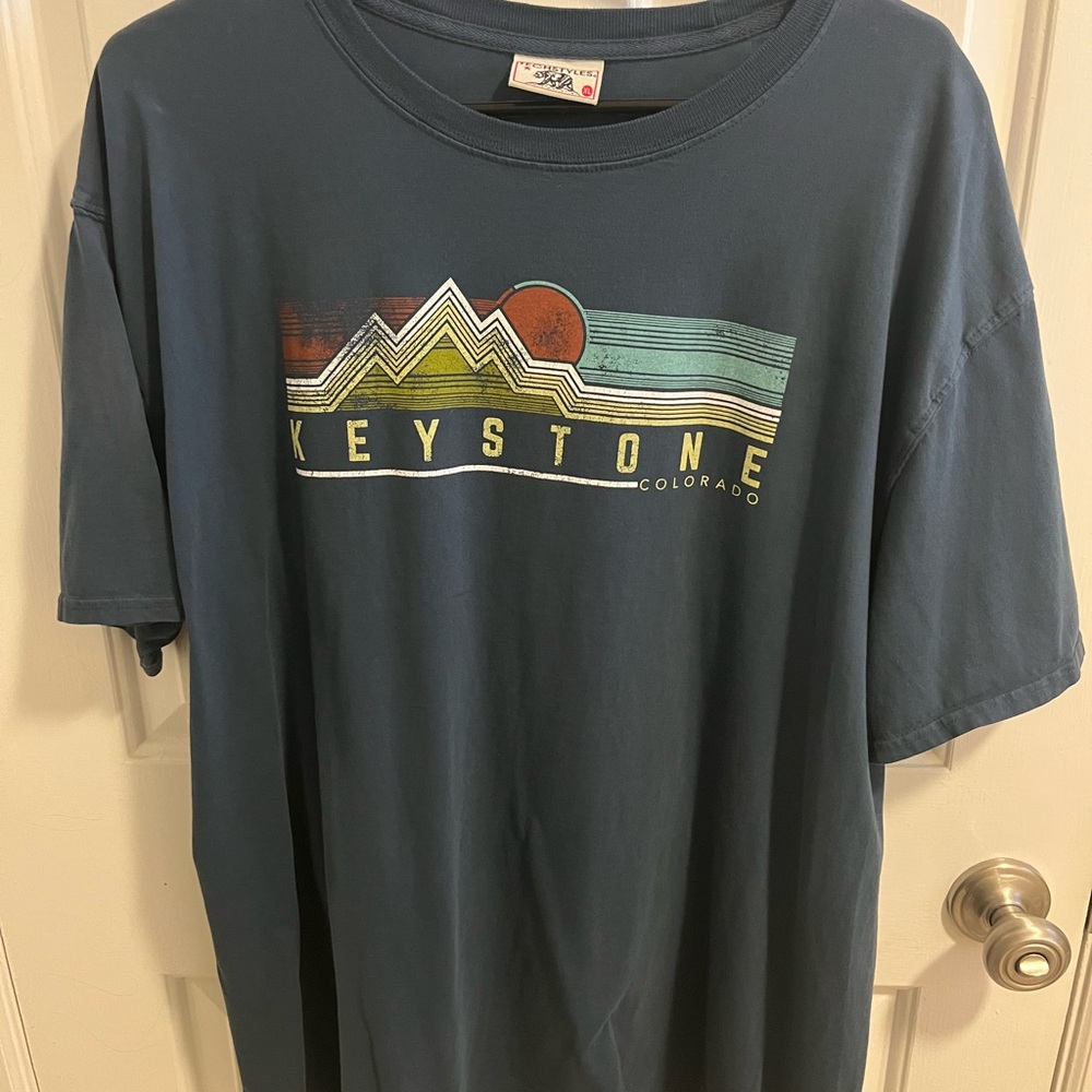 Keystone Colorado Graphic T-Shirt - Blue